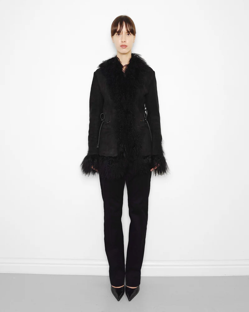 leather jacket, gucci